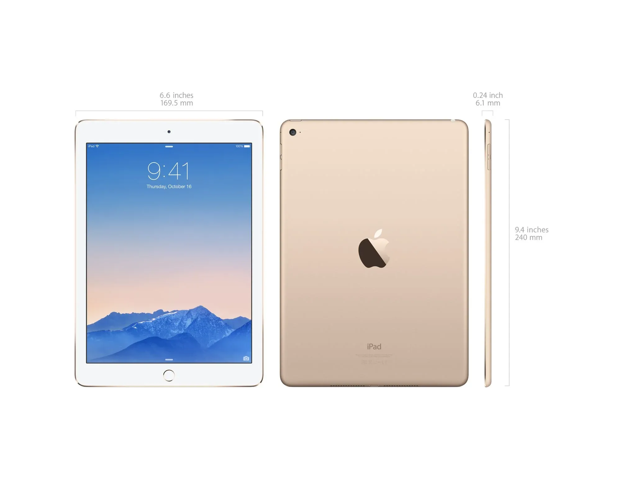 Apple iPad Air 2 (128GB, Wi-Fi + Cellular)